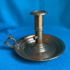 Sears Vincent Price National Treasures Brass Chamberstick/Candle Stick Holder.